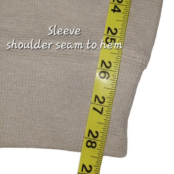 Goodfellow & Co Men's Size XXL Beige  Long Sleeve Shirt 4 Button - Picture 7 of 9